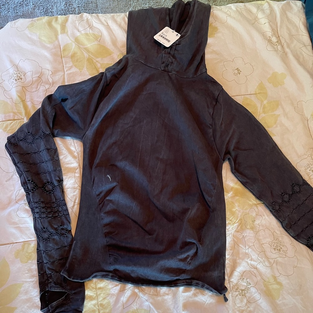 FP movement hooded exercise top